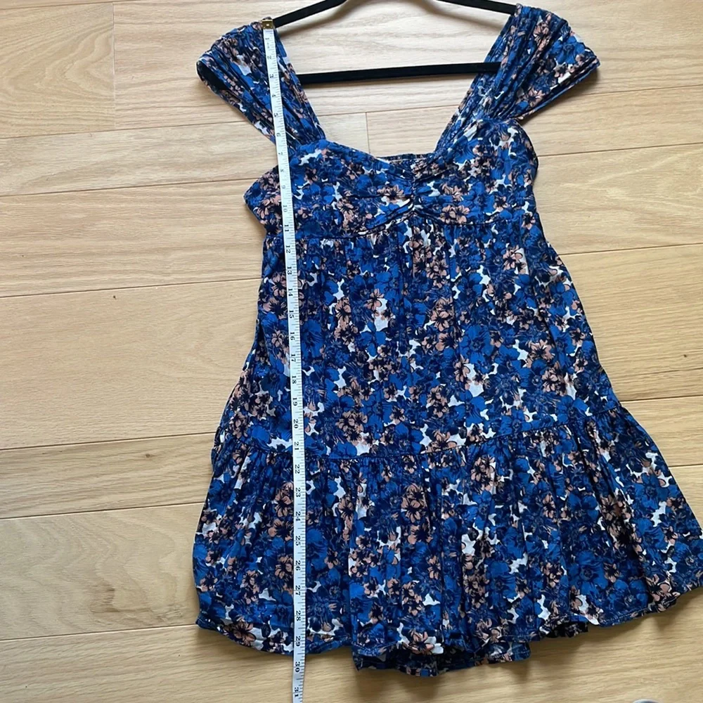 Free People Size XS Floral Mini Dress